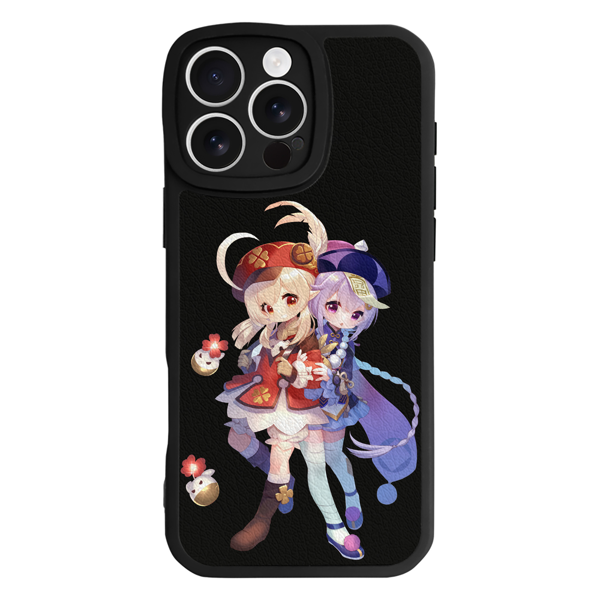げんし神 七七 なな  genshin Nana 【iPhone 16シリーズ対応】シリコンスマホケース（レザー調） 材質：シリコン